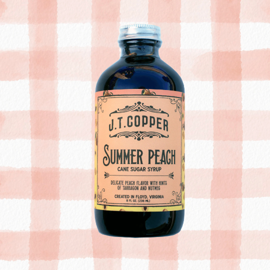 Summer Peach Syrup